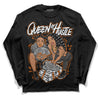 Jordan 3 Retro 'Fear Pack' DopeSkill Long Sleeve T-Shirt Queen Of Hustle Graphic Streetwear - Black