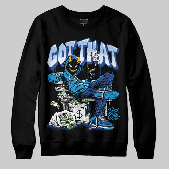 Royal Blue Sneakers DopeSkill Sweatshirt Got That Graphic Streetwear - black