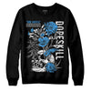 Jordan 3 "Midnight Navy" DopeSkill Sweatshirt Side Hustle Graphic Streetwear - Black 