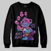 PURPLE Sneakers DopeSkill Sweatshirt Make Money Graphic Streetwear - Black