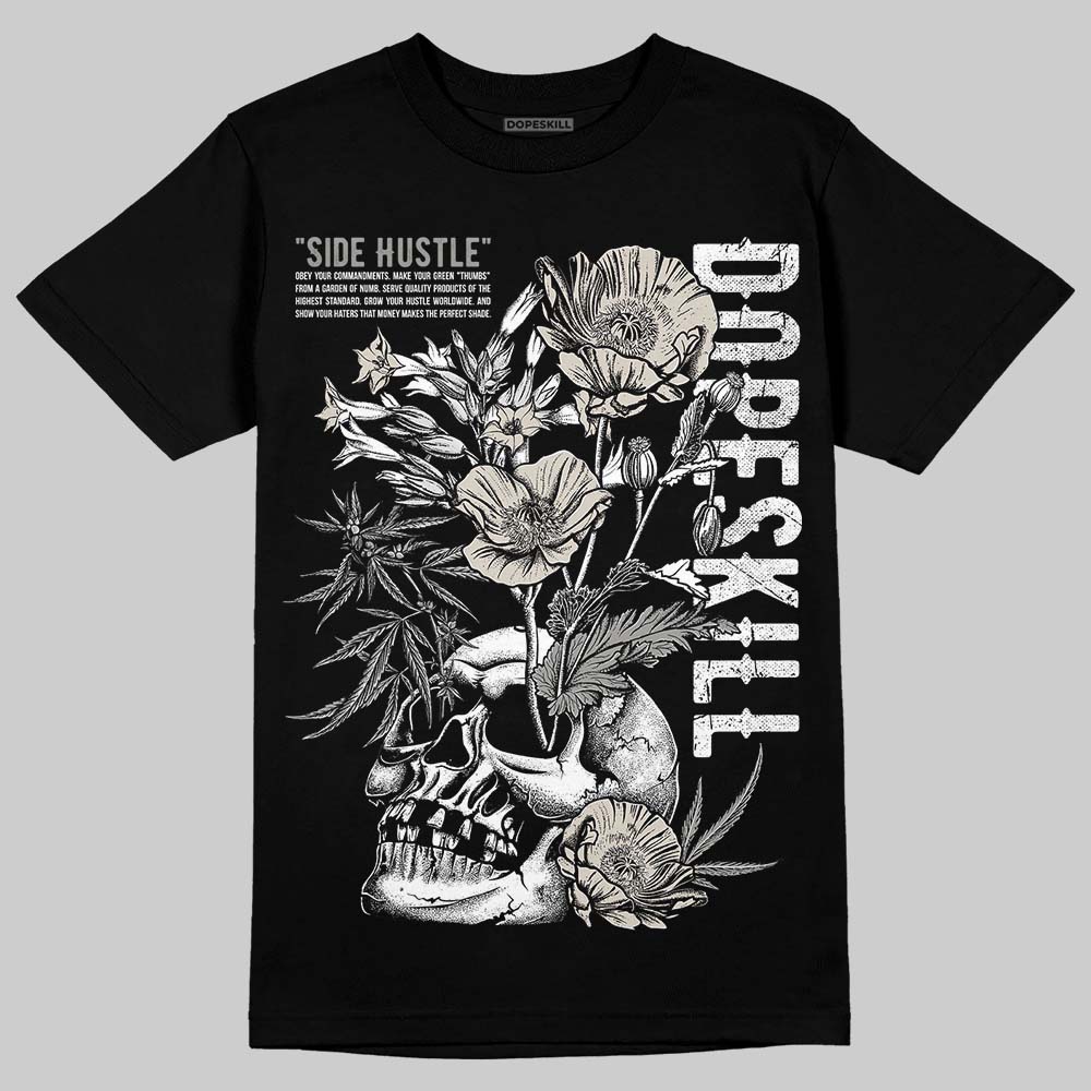 Jordan 3 Retro Pure Money DopeSkill T-Shirt Side Hustle Graphic Streetwear - Black