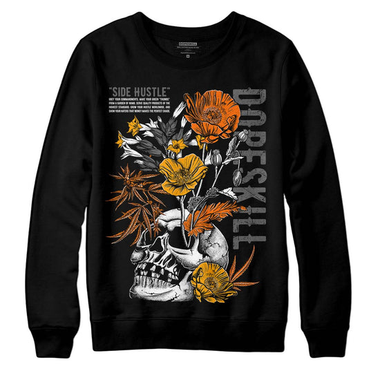 Jordan 3 Retro 'Fear Pack' DopeSkill Sweatshirt Side Hustle Graphic Streetwear - Black