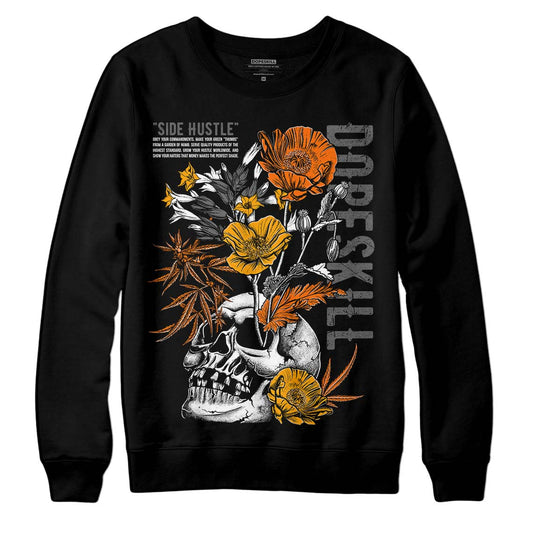 Jordan 3 Retro 'Fear Pack' DopeSkill Sweatshirt Side Hustle Graphic Streetwear - Black