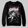 Jordan 4 “Fear” DopeSkill Sweatshirt Nevermind Graphic Streetwear - Black