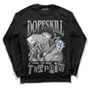 Jordan 6 Retro Cool Grey DopeSkill Long Sleeve T-Shirt Sorry I've Been Trappin Graphic Streetwear - Black