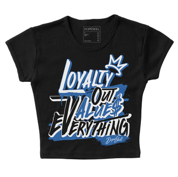 Jordan 11 Low “Space Jam” DopeSkill Women's Crop Top LOVE Graphic Streetwear - Black