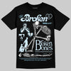 Vans Knu Stack Vintage Satin Dream Blue DopeSkill T-Shirt Broken Bones Graphic Streetwear - Black