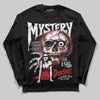 Jordan 5 Retro Fire Red Black Tongue (2025) DopeSkill Long Sleeve T-Shirt Mystery Ghostly Grasp Graphic Streetwear - Black