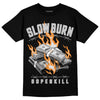 Dunk Low Cool Grey DopeSkill T-Shirt Slow Burn Graphic Streetwear - Black