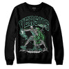 Jordan 1 High OG Green Glow DopeSkill Sweatshirt VERSUS Graphic Streetwear - Black