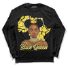 Wmns Air Jordan 11 Low 'Yellow Snakeskin' DopeSkill Long Sleeve T-Shirt Black Queen Graphic Streetwear - Black