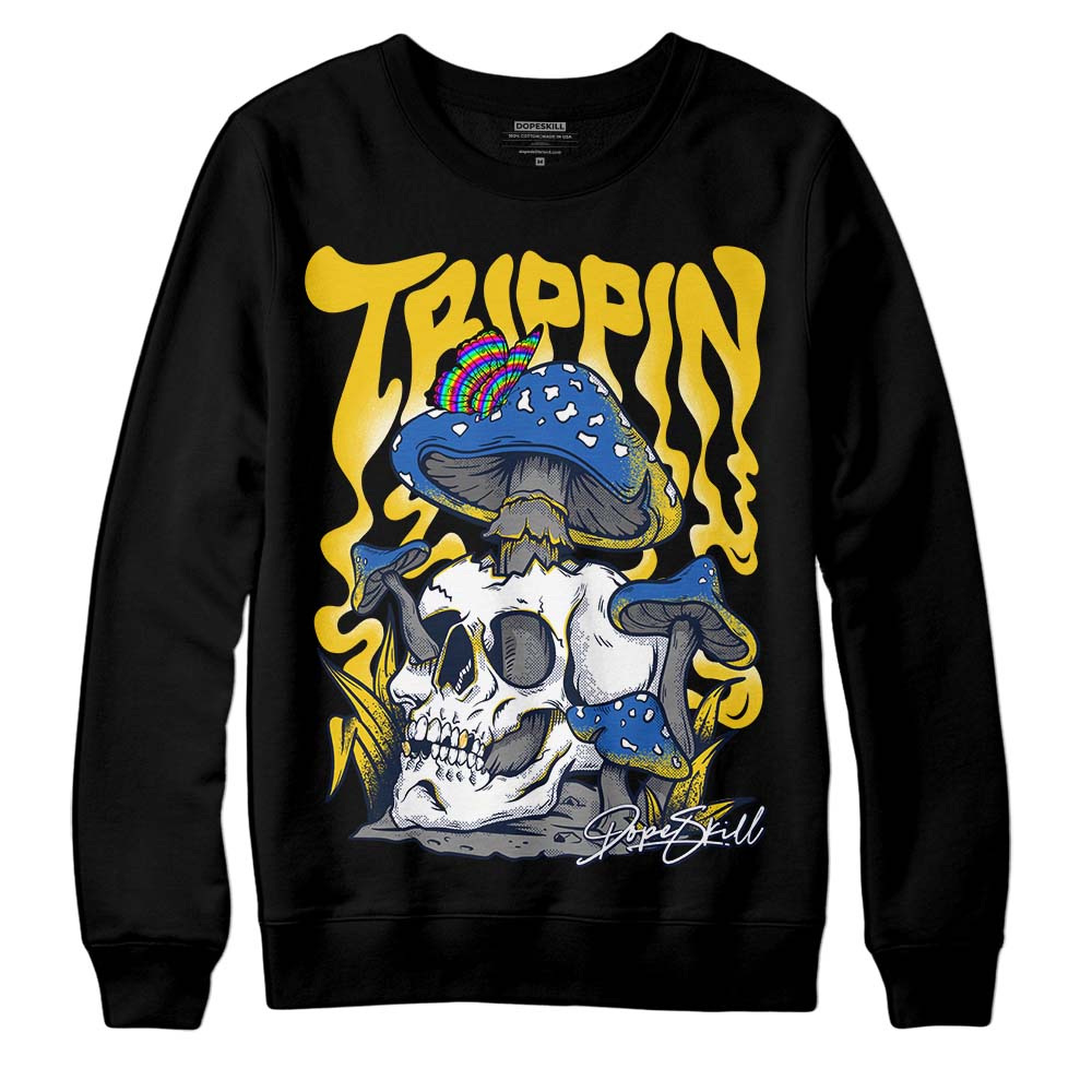 Dunk Low Vintage “Michigan” DopeSkill Sweatshirt Trippin Graphic Streetwear - Black