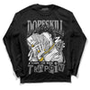 Jordan 1 High OG WMNS Twist 2.0 DopeSkill Long Sleeve T-Shirt Sorry I've Been Trappin Graphic Streetwear - Black