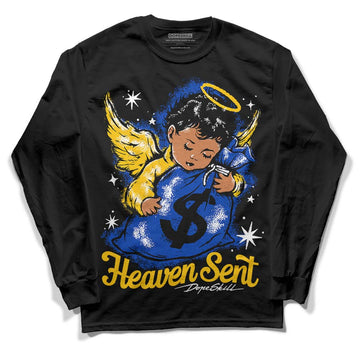 Jordan 14 “Laney” DopeSkill Long Sleeve T-Shirt Heaven Sent Graphic Streetwear - Black