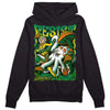 Green Sneakers DopeSkill Hoodie Sweatshirt Resist Graphic Streetwear - Black 