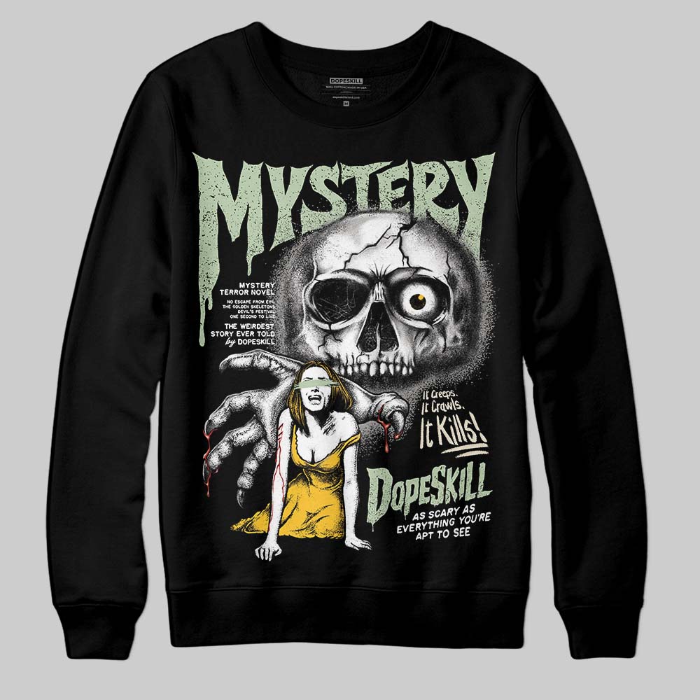 Jordan 4 WMNS “Seafoam” (2025) DopeSkill Sweatshirt Mystery Ghostly Grasp Graphic Streetwear - Black