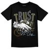 Jordan 5 "Olive" DopeSkill T-Shirt Trust No One Graphic Streetwear - Black