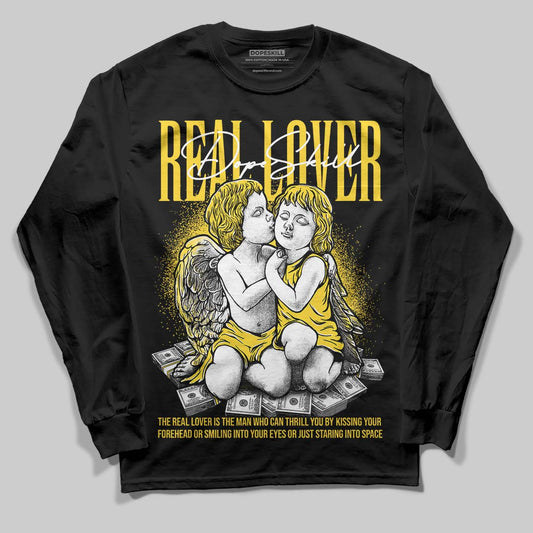 Black Tour Yellow AJ 4 Thunder DopeSkill Long Sleeve T-Shirt Real Lover Graphic