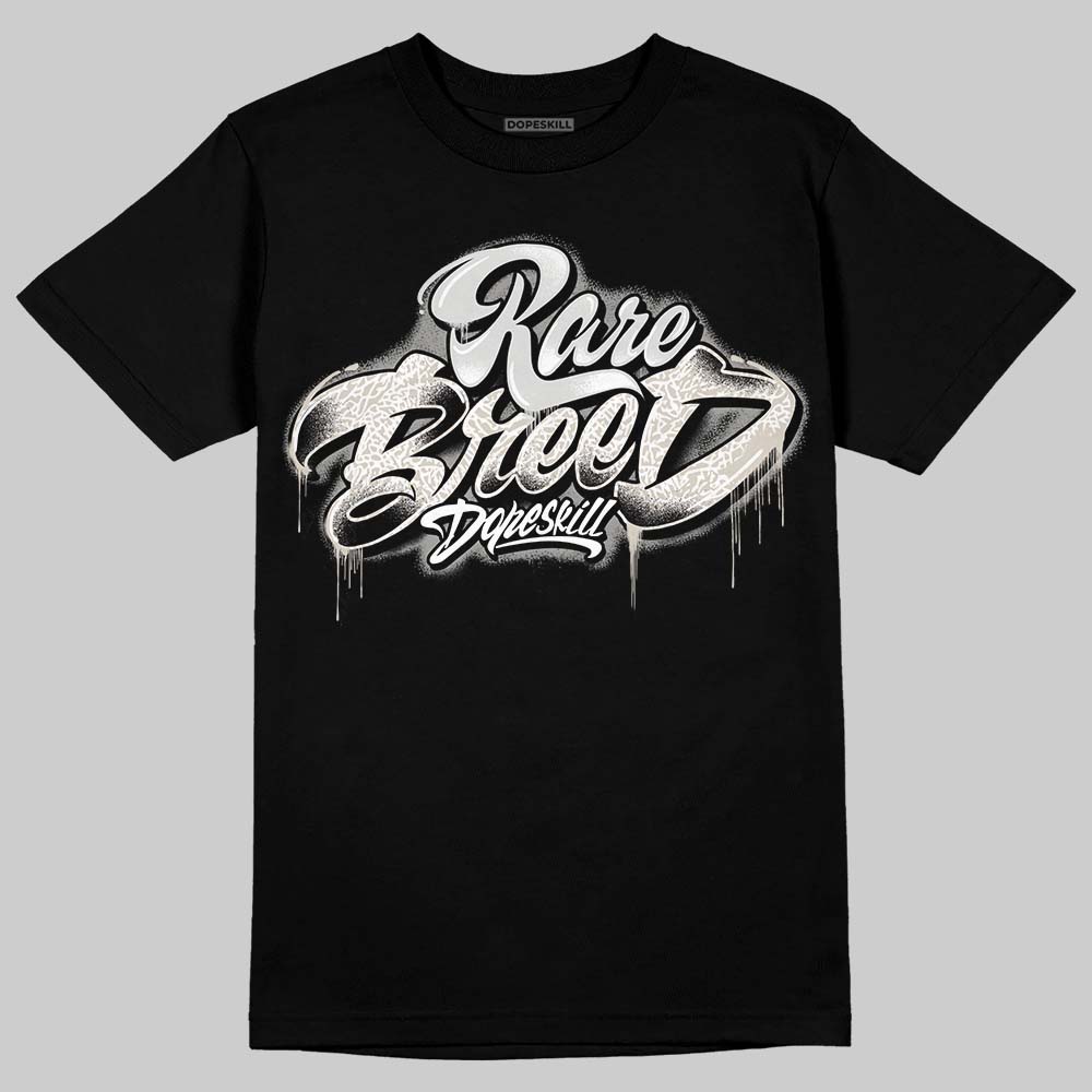 Jordan 3 Retro Pure Money DopeSkill T-Shirt Rare Breed Type Graphic Streetwear - Black