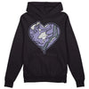 Jordan 5 Retro Low Indigo Haze DopeSkill Hoodie Sweatshirt Heart Jordan 5 Graphic Streetwear - Black