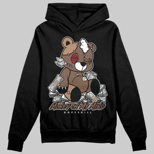 Jordan 9 'Olive' DopeSkill Hoodie Sweatshirt MOMM Bear Graphic Streetwear - Black