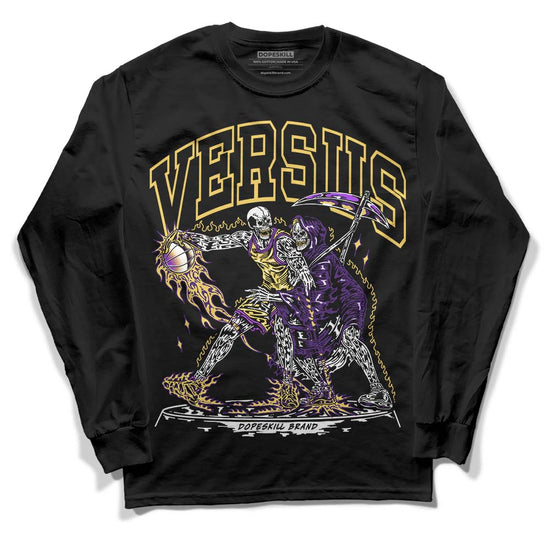 Jordan 12 “Field Purple” DopeSkill Long Sleeve T-Shirt VERSUS Graphic Streetwear - Black