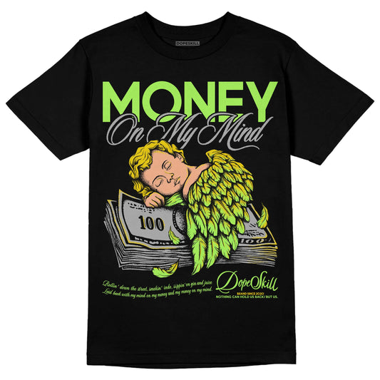 Jordan 5 "Green Bean" DopeSkill T-Shirt MOMM Graphic Streetwear - Black