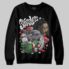 Jordan 4 “Fear” DopeSkill Sweatshirt Stressless Graphic Streetwear - Black