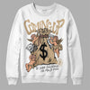 TAN Sneakers DopeSkill Sweatshirt Money Bag Coming Up Graphic Streetwear - White 