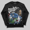 Jordan 1 Low OG “Storm Blue” DopeSkill Long Sleeve T-Shirt Stressless Graphic Streetwear - Black