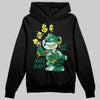 Green Sneakers DopeSkill Hoodie Sweatshirt Make Money Graphic Streetwear - Black