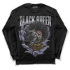 Jordan 5 Retro Low Indigo Haze DopeSkill Long Sleeve T-Shirt New Black Queen Graphic Streetwear - Black