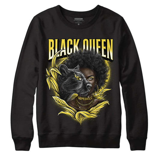 Jordan 11 Low 'Yellow Snakeskin' DopeSkill Sweatshirt New Black Queen Graphic Streetwear - Black