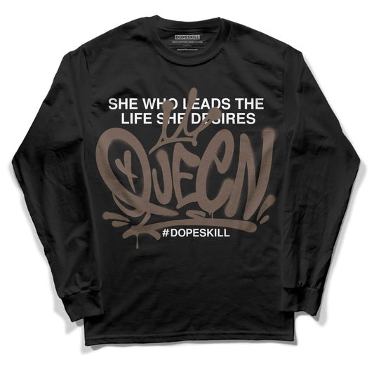 Jordan 1 Retro High OG Palomino DopeSkill Long Sleeve T-Shirt Queen Graphic Streetwear - Black