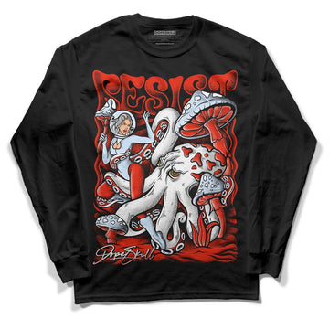 Jordan 6 Retro Toro Bravo DopeSkill Long Sleeve T-Shirt Resist Graphic Streetwear - Black