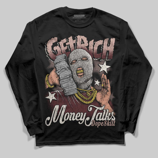 Jordan 11 “China” DopeSkill Long Sleeve T-Shirt Get Rich Graphic Streetwear - black