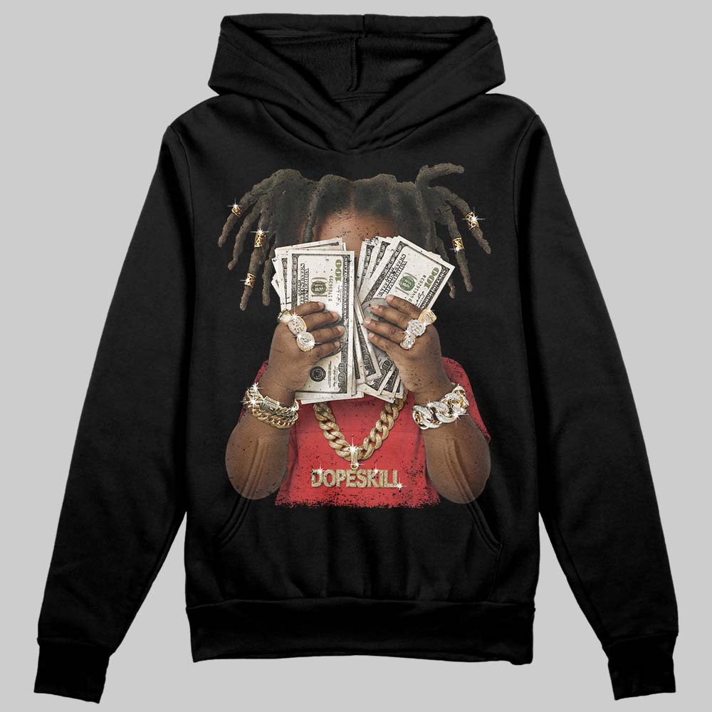 Jordan 6 “Reverse Infrared” DopeSkill Hoodie Sweatshirt Rich Youth Graphic Streetwear - Black
