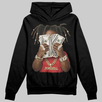 Jordan 6 “Reverse Infrared” DopeSkill Hoodie Sweatshirt Rich Youth Graphic Streetwear - Black
