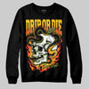 Yellow Sneakers DopeSkill Sweatshirt Drip or Die Graphic Streetwear - Black