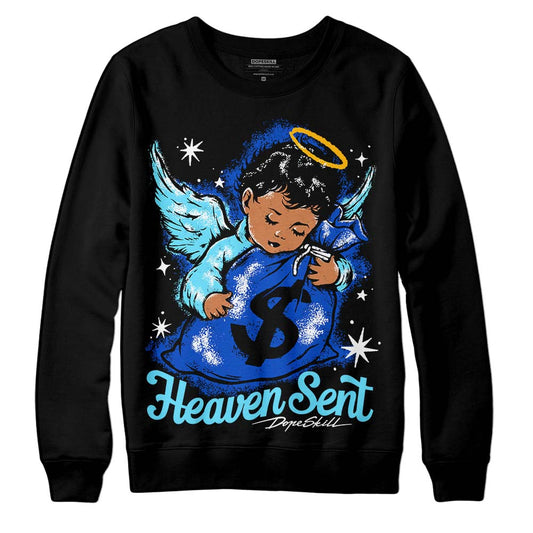 Dunk Low Argon DopeSkill Sweatshirt Heaven Sent Graphic Streetwear - Black