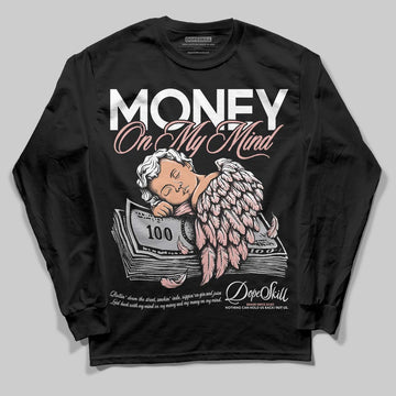 Jordan 1 Low OG “Rust Pink” DopeSkill Long Sleeve T-Shirt MOMM Graphic Streetwear - Black