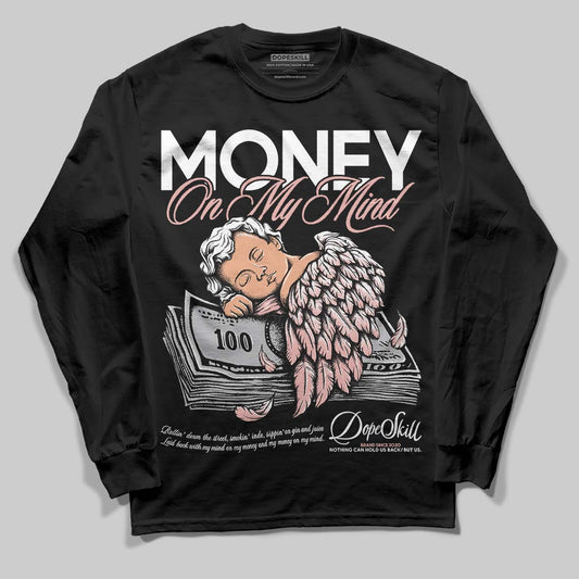 Jordan 1 Low OG “Rust Pink” DopeSkill Long Sleeve T-Shirt MOMM Graphic Streetwear - Black