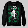 Green Sneakers DopeSkill Sweatshirt Built Different Graphic Streetwear - Black