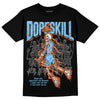 Dunk Low Futura University Blue DopeSkill T-Shirt Thunder Dunk Graphic Streetwear - Black 