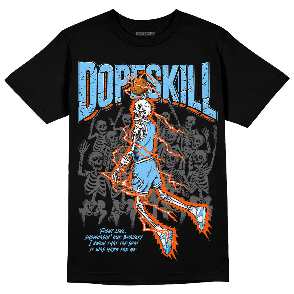 Dunk Low Futura University Blue DopeSkill T-Shirt Thunder Dunk Graphic Streetwear - Black 