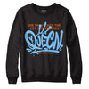 Dunk Low Futura University Blue DopeSkill Sweatshirt Queen Graphic Streetwear - Black