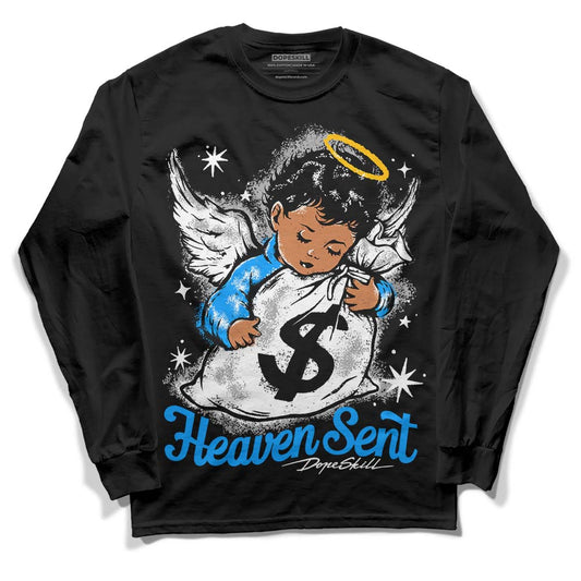 Jordan 6 “Reverse Oreo” DopeSkill Long Sleeve T-Shirt Heaven Sent Graphic Streetwear - Black