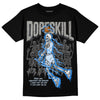 Jordan 6 Retro Cool Grey DopeSkill T-Shirt Thunder Dunk Graphic Streetwear - Black