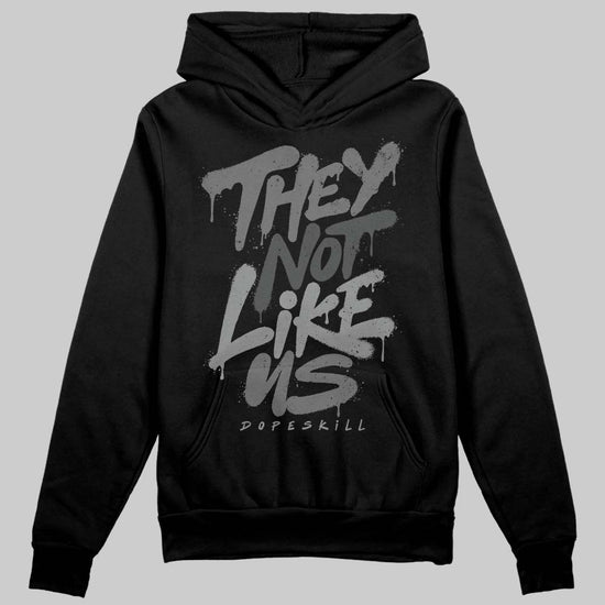 Jordan 4 “Black Cat” (2025) DopeSkill Hoodie Sweatshirt They Not Like Us Graphic Streetwear - Black