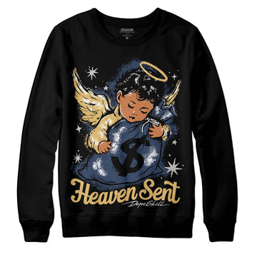 A Ma Maniere x Jordan 5 Dawn “Photon Dust” DopeSkill Sweatshirt Heaven Sent Graphic Streetwear - Black